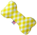 Pet and Dog Plush Heart or Bone Toy, "Plaids Group"