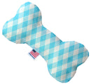 Pet and Dog Plush Heart or Bone Toy, "Plaids Group"