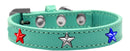 Dog, Puppy and Pet Widget Fashion Collar, "Red, White & Blue Stars"