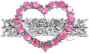 Dog, Puppy & Pet Clip On Grooming Accessory, "Heart Barrette" (Available in 4 different colors!)