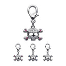 Lobster Claw Skull Charm