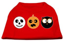 Halloween Pet Dog & Cat Shirt Screen Printed, "The Spook Trio"