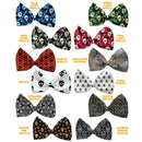 Halloween Pet, Dog and Cat Bow Ties, "Skulls Group"