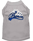 Pet Dog & Cat Shirt Screen Printed, "I'm A Prince"