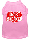 Pet Dog & Cat Shirt Screen Printed, "Heart Breaker"