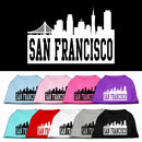 Pet Dog & Cat Shirt Screen Printed, "San Francisco Skyline"