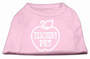 Pet Dog & Cat Shirt Screen Printed, "Teacher's Pet"
