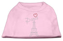 Pet Dog & Cat Shirt Rhinestone, "Paris"