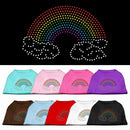 Pet Dog & Cat Shirt Rhinestone, "Rainbow"