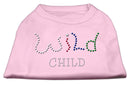 Pet Dog & Cat Shirt Rhinestone, "Wild Child"