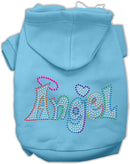 Pet, Dog & Cat Hoodie Rhinestone, "Technicolor Angel"