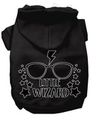 Pet Dog & Cat Hoodie Screen Printed, "Little Wizard"