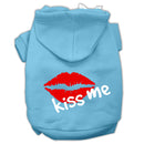 Pet Dog & Cat Hoodie Screen Printed, "Kiss Me"