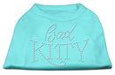 Pet Dog & Cat Shirt Rhinestone, "Bad Kitty"