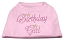 Pet Dog & Cat Shirt Rhinestone, "Birthday Girl"