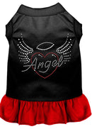 Pet Dog & Cat Dress Rhinestone, "Angel Heart"