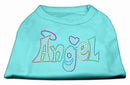 Pet Dog & Cat Shirt Rhinestone, "Technicolor Angel"
