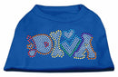 Pet Dog & Cat Shirt Rhinestone, "Technicolor Diva"