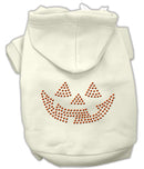 Halloween Pet Dog & Cat Hoodie Rhinestone, "Jack O' Lantern"