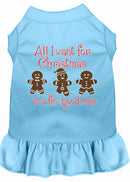 Christmas Pet Dog & Cat Dress Screen Printed, "All I Want For Christmas Is A Few Good Men"