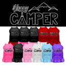 Pet Dog & Cat Dress Screen Printed, "Happy Camper"