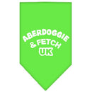 Pet and Dog Bandana Screen Printed, "Aberdoggie & Fetch UK"