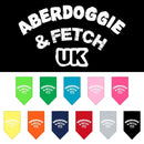 Pet and Dog Bandana Screen Printed, "Aberdoggie & Fetch UK"