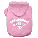 Pet Dog and Cat Hoodie Screen Printed, "Aberdoggie & Fetch UK"