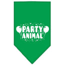 Pet and Dog Bandana Screen Printed, "Party Animal"