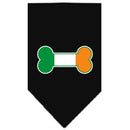 Pet and Dog Bandana Screen Printed, "Bone Shaped Flag Ireland"