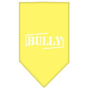 Pet and Dog Bandana Screen Printed, "Bully"