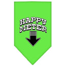 Pet and Dog Bandana Screen Printed, "Happy Meter"