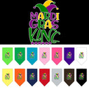 Pet and Dog Bandana Screen Printed, "Mardi Gras King"