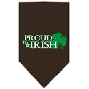 Pet and Dog Bandana Screen Printed, "Proud To Be Irish"