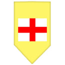 Pet and Dog Bandana Screen Printed, "St. George's Cross"