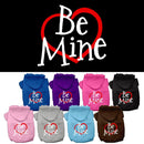 Pet Dog & Cat Hoodie Screen Printed, "Be Mine"