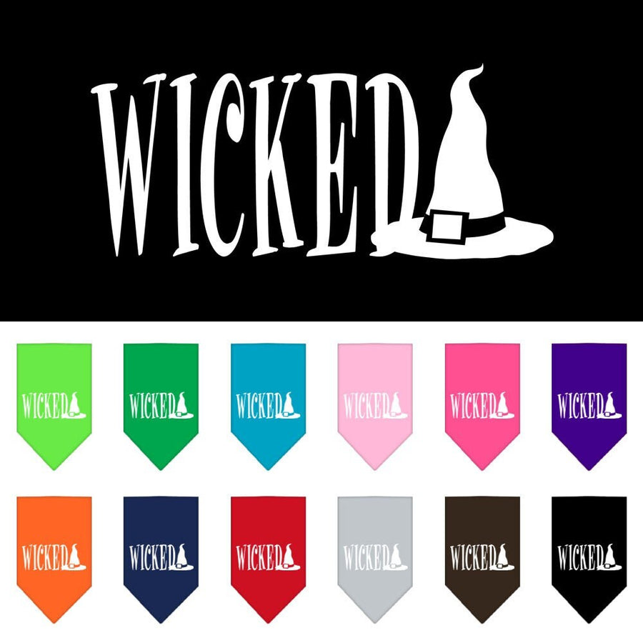 Halloween Pet and Dog Bandana Screen Printed,