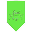 Pet and Dog Bandana Rhinestone, "Bad Kitty"