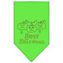 Halloween Pet and Dog Bandana Rhinestone, "Happy Halloween"