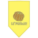 Halloween Pet and Dog Bandana Rhinestone, "Lil Punkin"