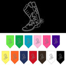 Pet and Dog Bandana Rhinestone, "Boot"