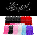 Pet Dog & Cat Dress Rhinestone, "Angel"