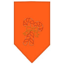 Christmas Pet and Dog Bandana Rhinestone, "Candy Canes"