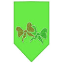 Christmas Pet and Dog Bandana Rhinestone, "Christmas Bows"