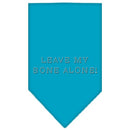 Pet and Dog Bandana Rhinestone, "Leave My Bone Alone"