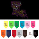 Pet and Dog Bandana Rhinestone, "Louisiana"