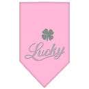 Pet and Dog Bandana Rhinestone, "Lucky Script"