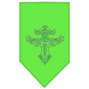 Pet and Dog Bandana Rhinestone, "Warriors Cross"