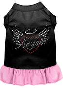 Pet Dog & Cat Dress Rhinestone, "Angel Heart"
