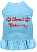 Pet Dog & Cat Dress Screen Printed, "Local Celebrity"